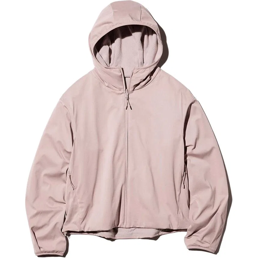 Женская куртка с капюшоном Pink UNIQLO, Pink