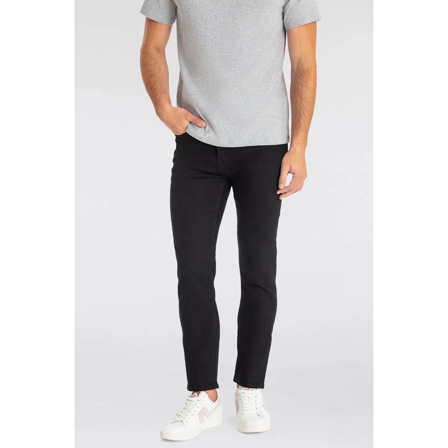Мужские джинсы скинни-фит с 5-карманным стилем Levi's, Black