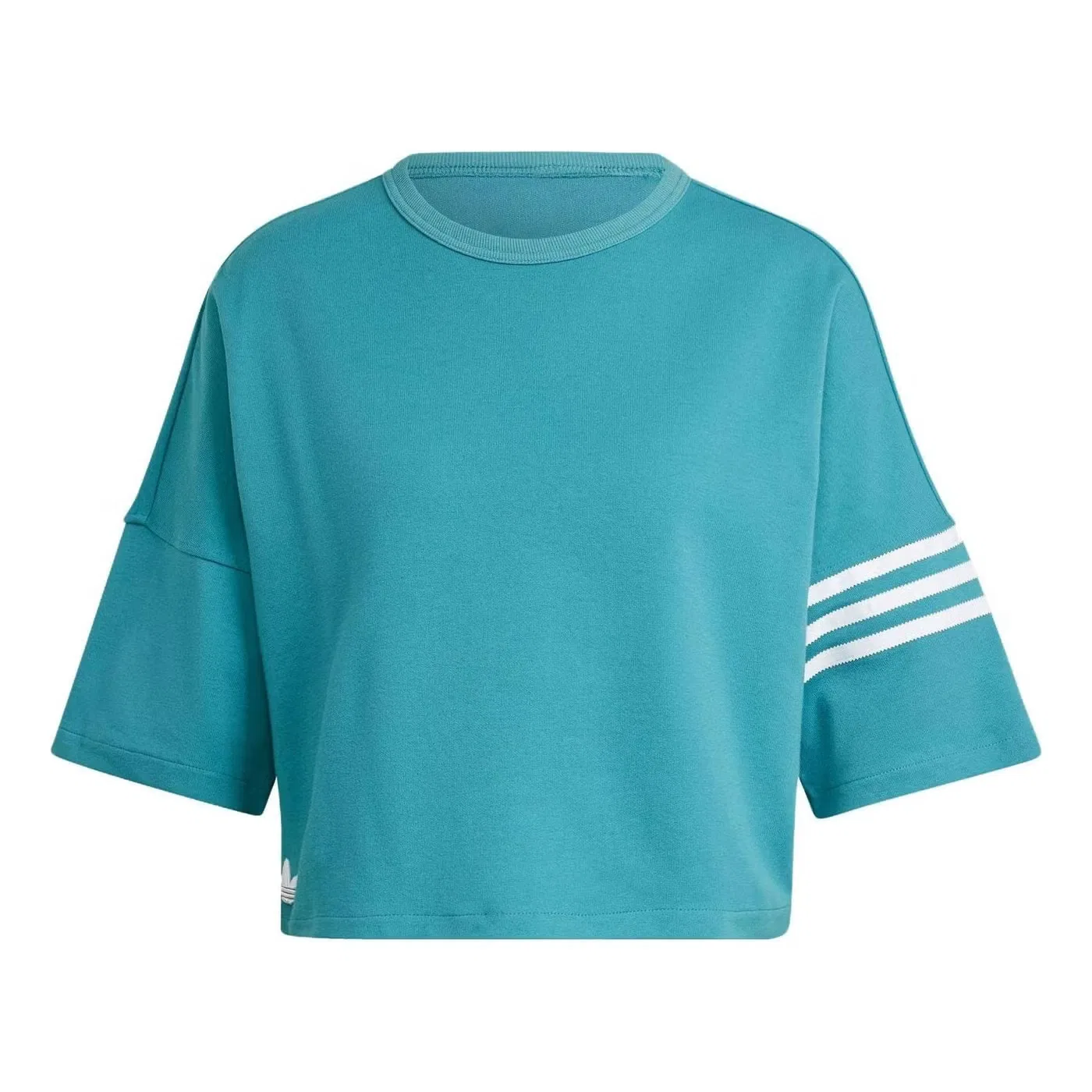 Футболка с принтом Adicolor Neuclassics Adidas, бирюзовый