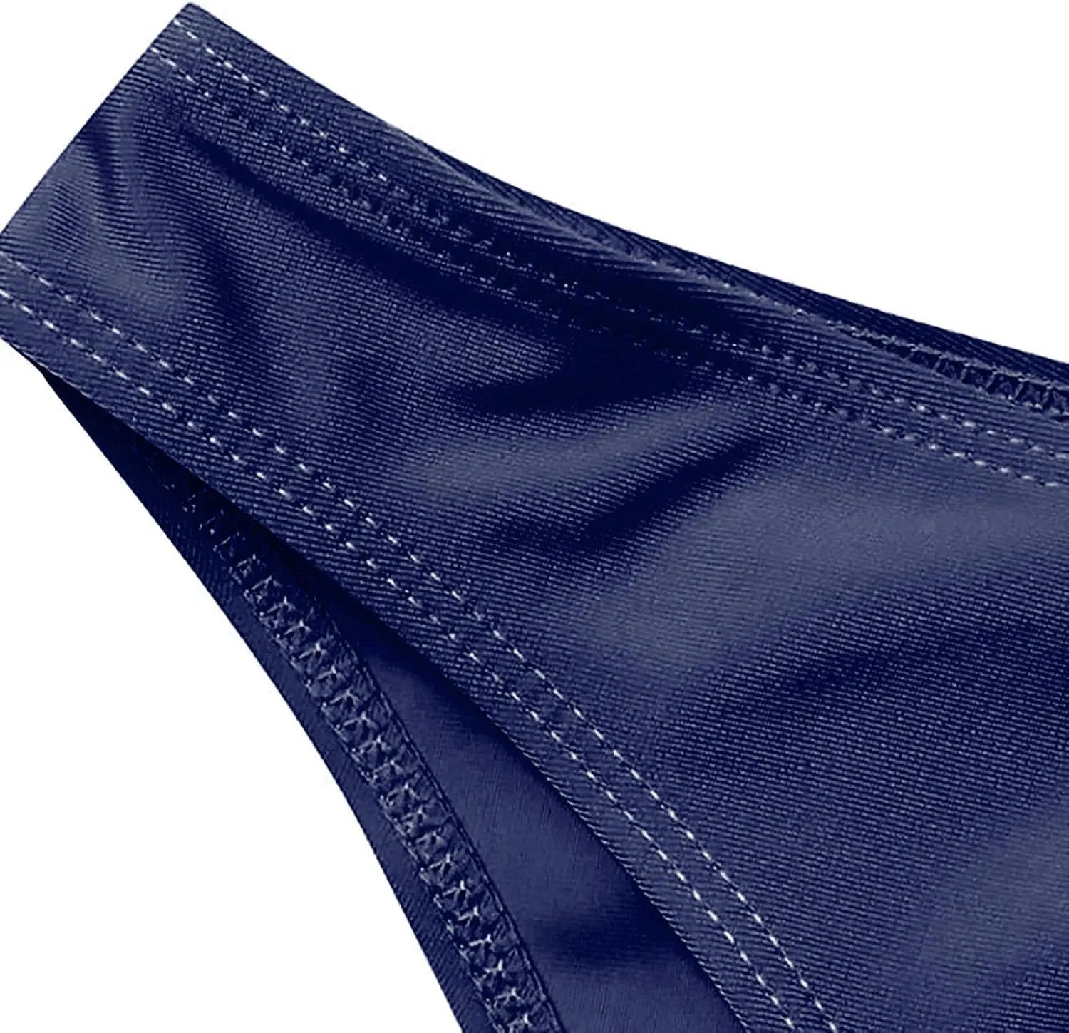 Женский танкини офф-шолдер с утяжкой, Navy — фото 4