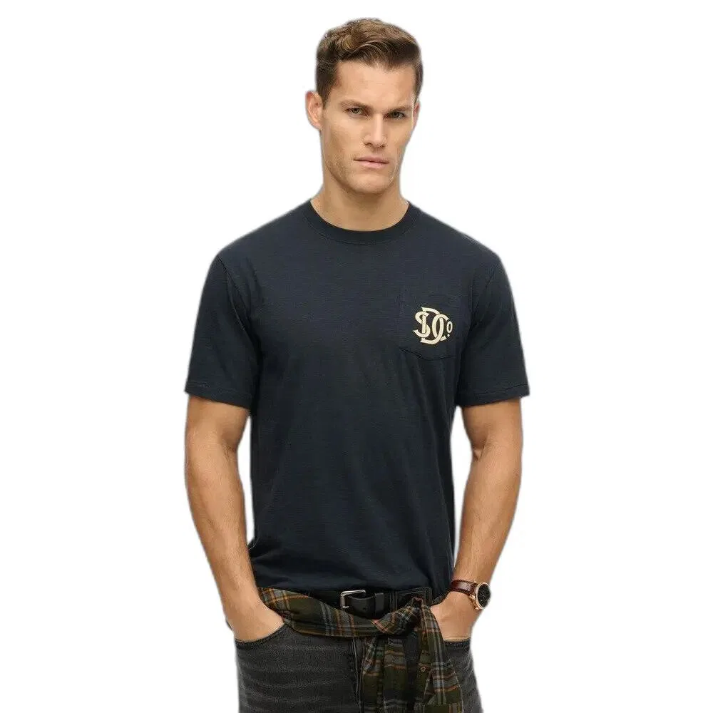 Мужская футболка с принтом Merchant Store Superdry, Blau