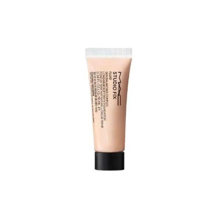 Женский набор пробников тонального крема с матовым покрытием MAC Flawless Liquid Foundation 2.0, N12