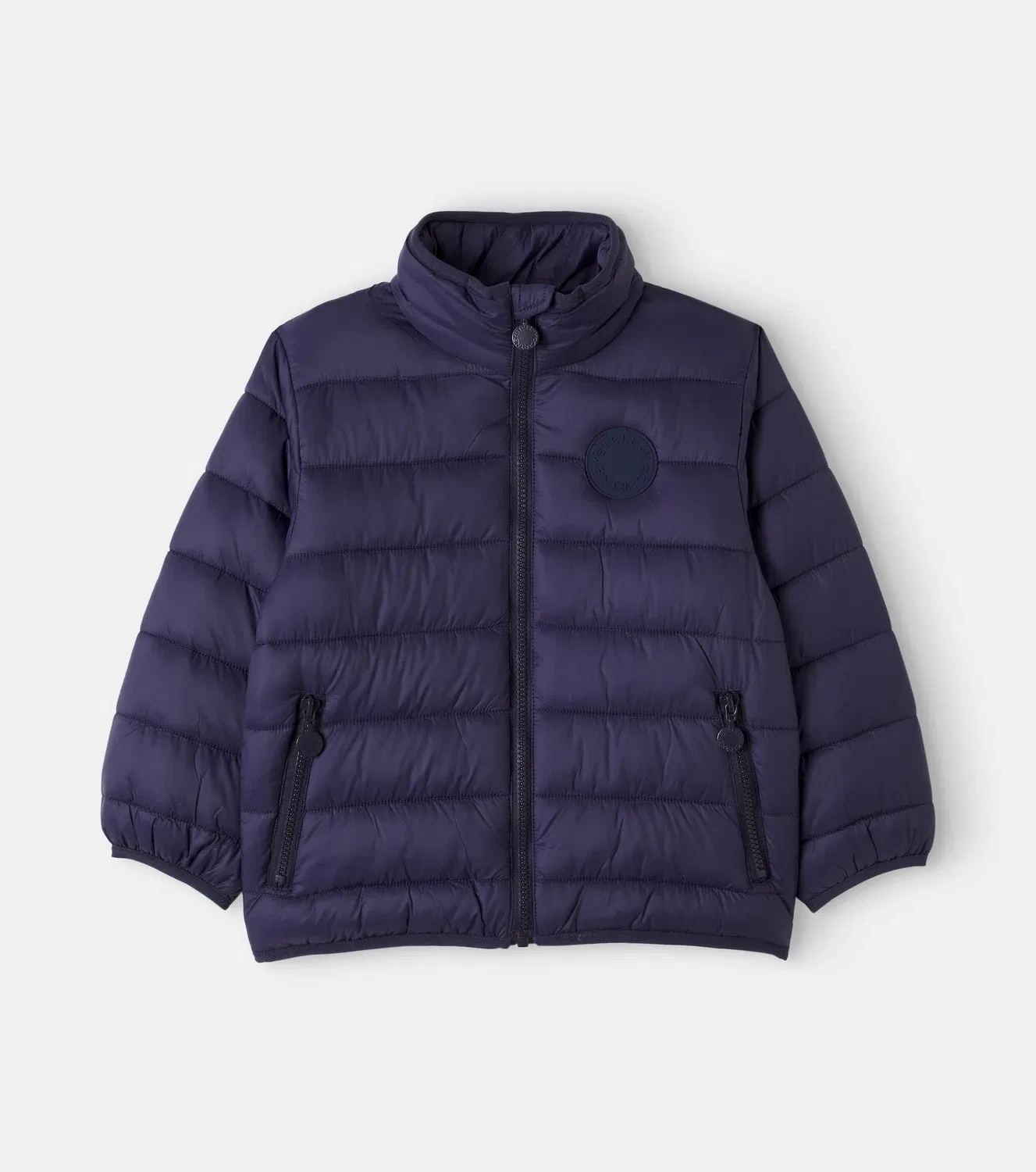 Куртка-пуховик с логотипом Stella Mccartney Kids, синий