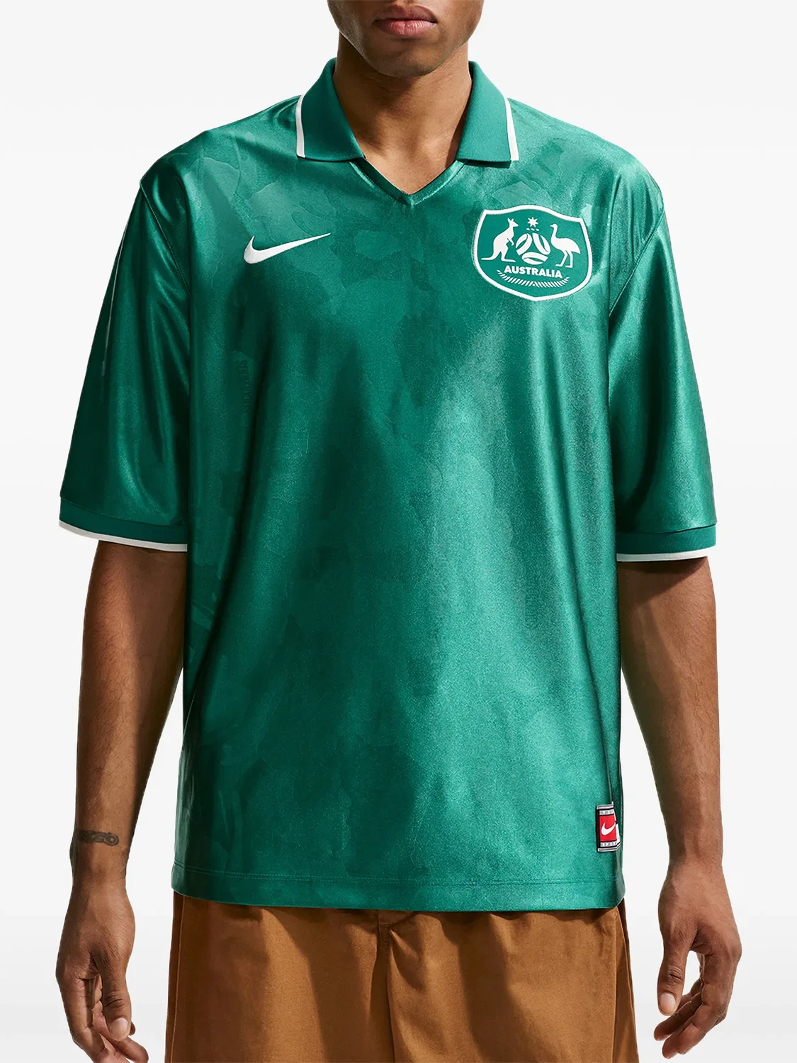 Футболка Australia Energy Dri-FIT Nike, зеленый