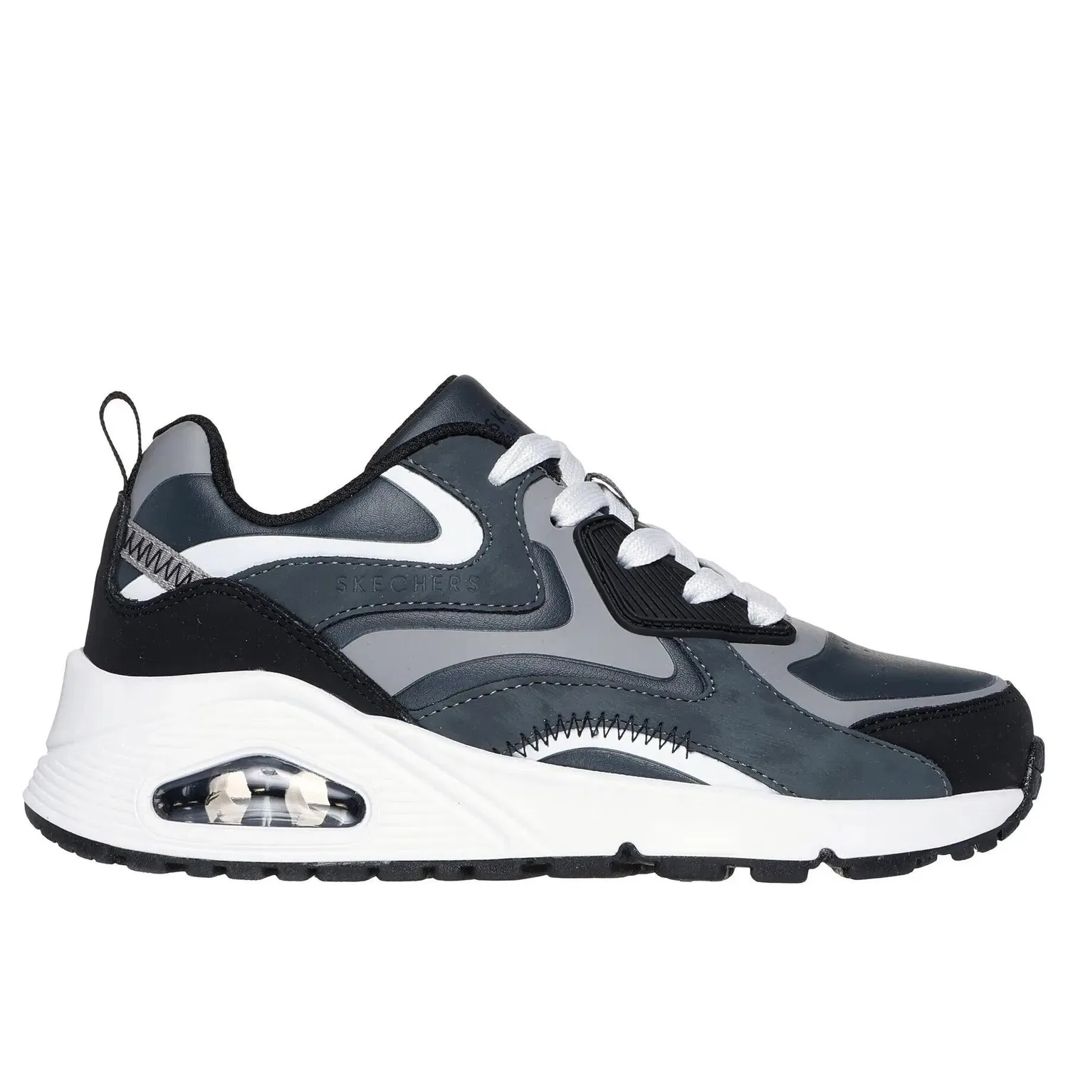Детские кроссовки с цветными вставками Skechers Uno Gen1-Color Surge, Schwarz