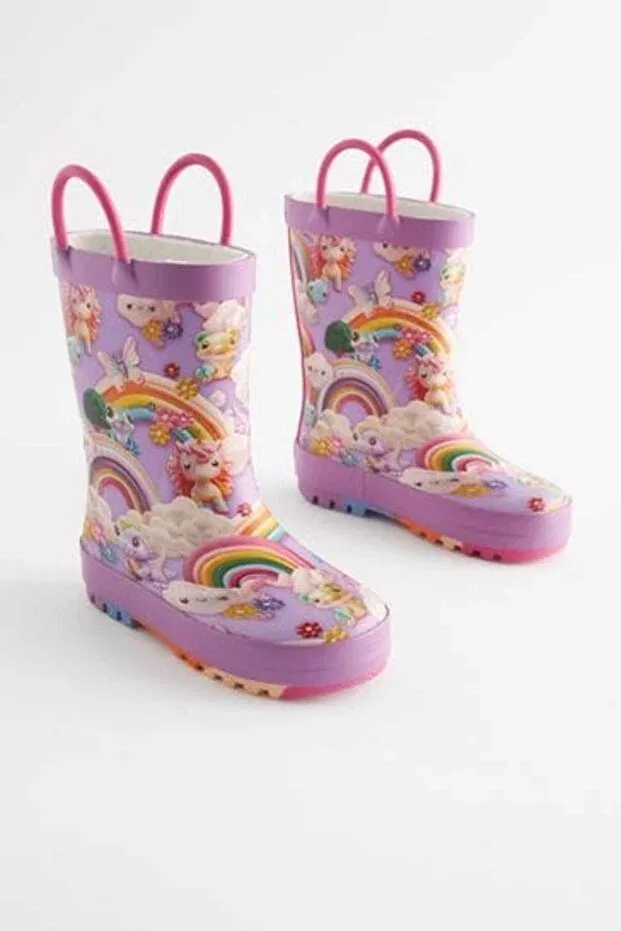 Детские ботинки для девочек с принтом Next Baby, Multicolor