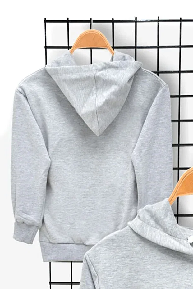 Детские свитшот для мальчиков с капюшоном Dijitex, Gray — фото 4