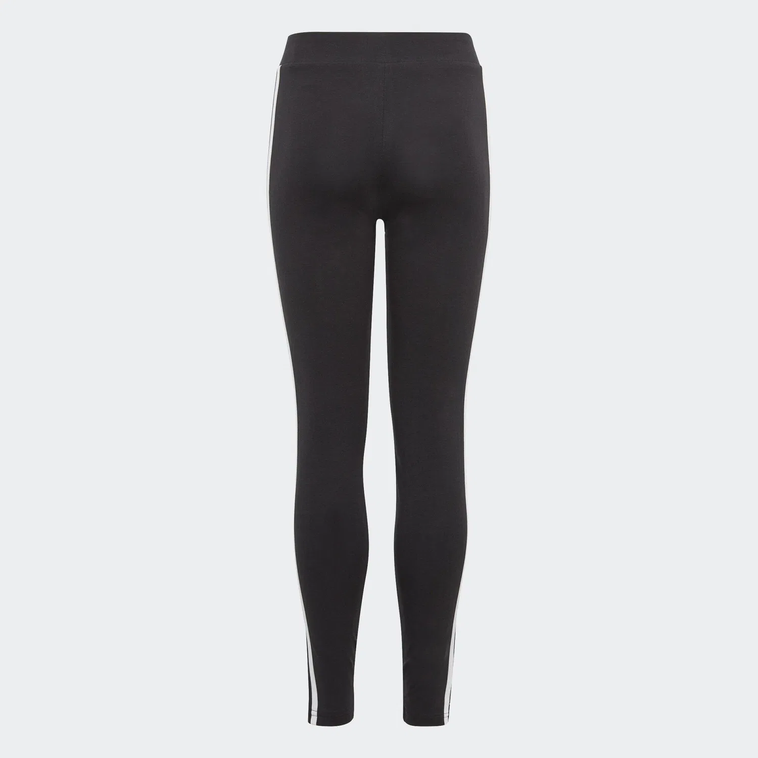 Детские леггинсы с тремя полосками Essentials 3-Streifen Cotton Adidas, Schwarz Weiss — фото 4