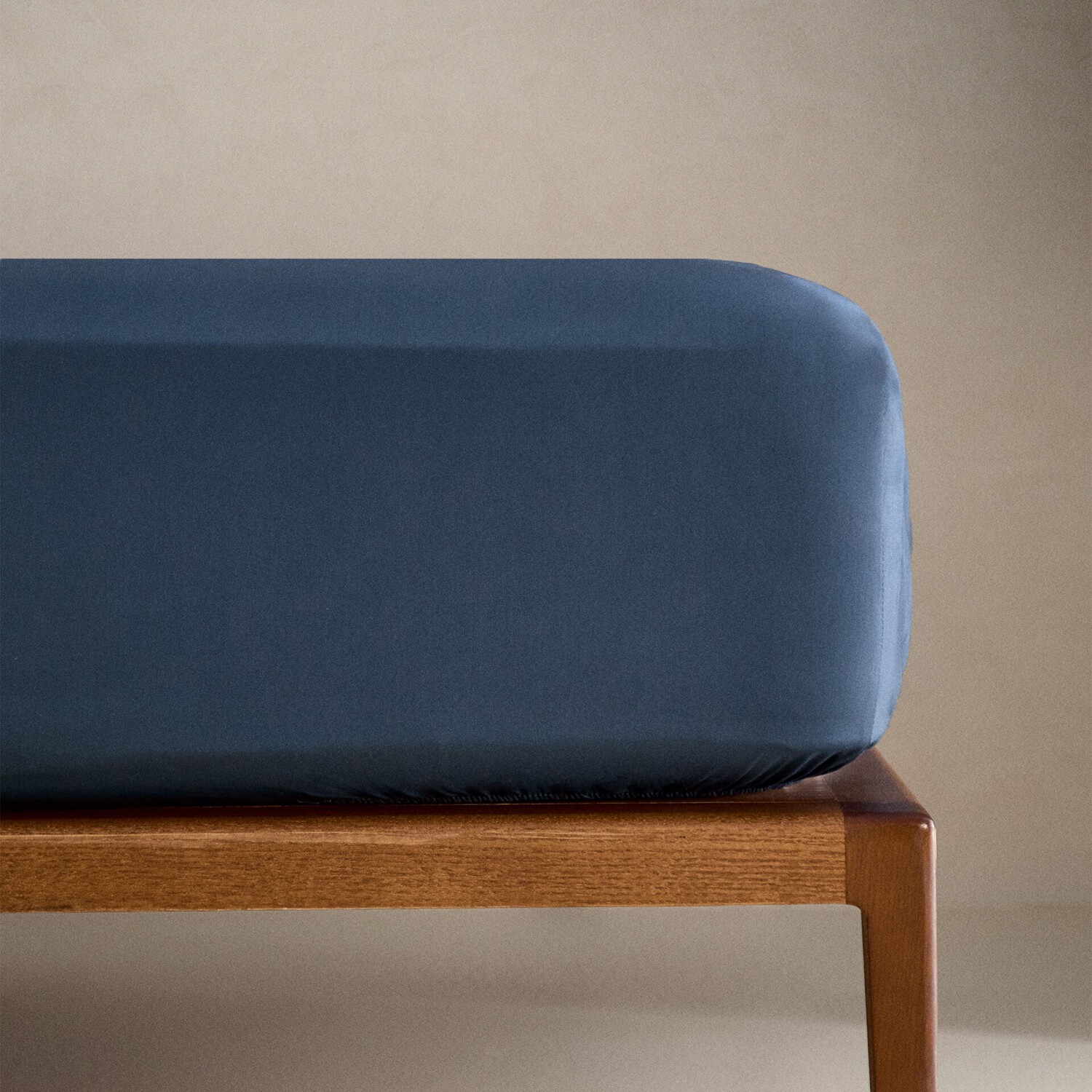 

Простыня на подгонку Zara Home Cotton Percale, 200 нитей, синий