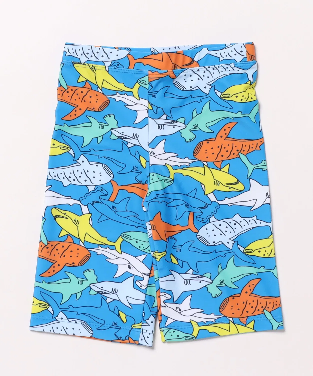 Детские плавки с принтом акулы Kids Foret, Turquoise Blue