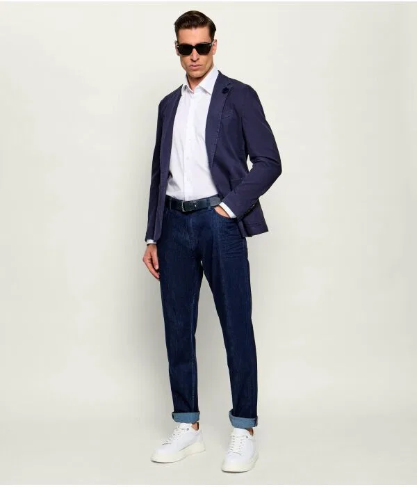 Мужские джинсы Regular Fit P-Re.Maine BOSS, Blu Marino — фото 2