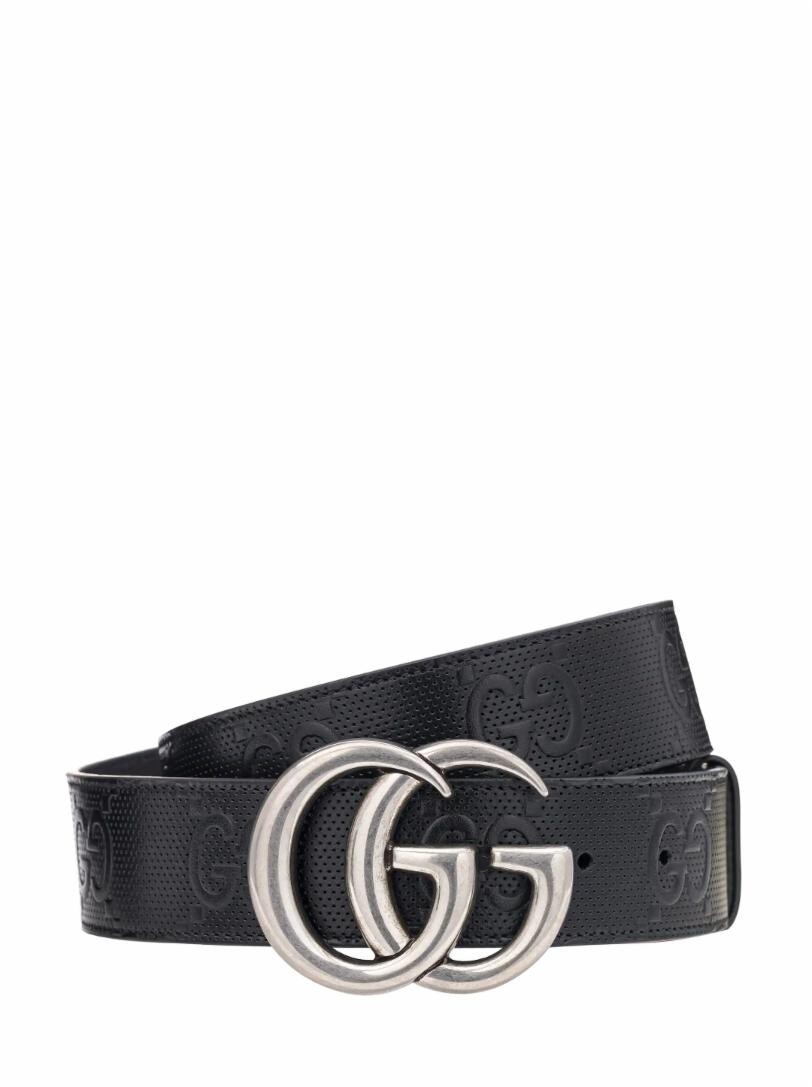 

Кожаный ремень GG Marmont Gucci