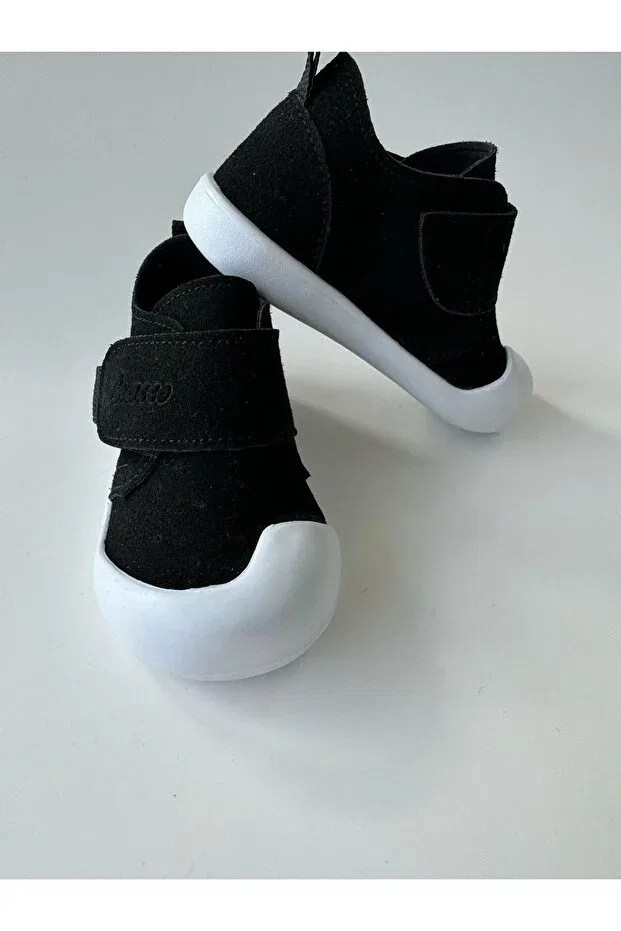 Детские туфли для новорожденных ортопедические Macco Shoes, Black — фото 2