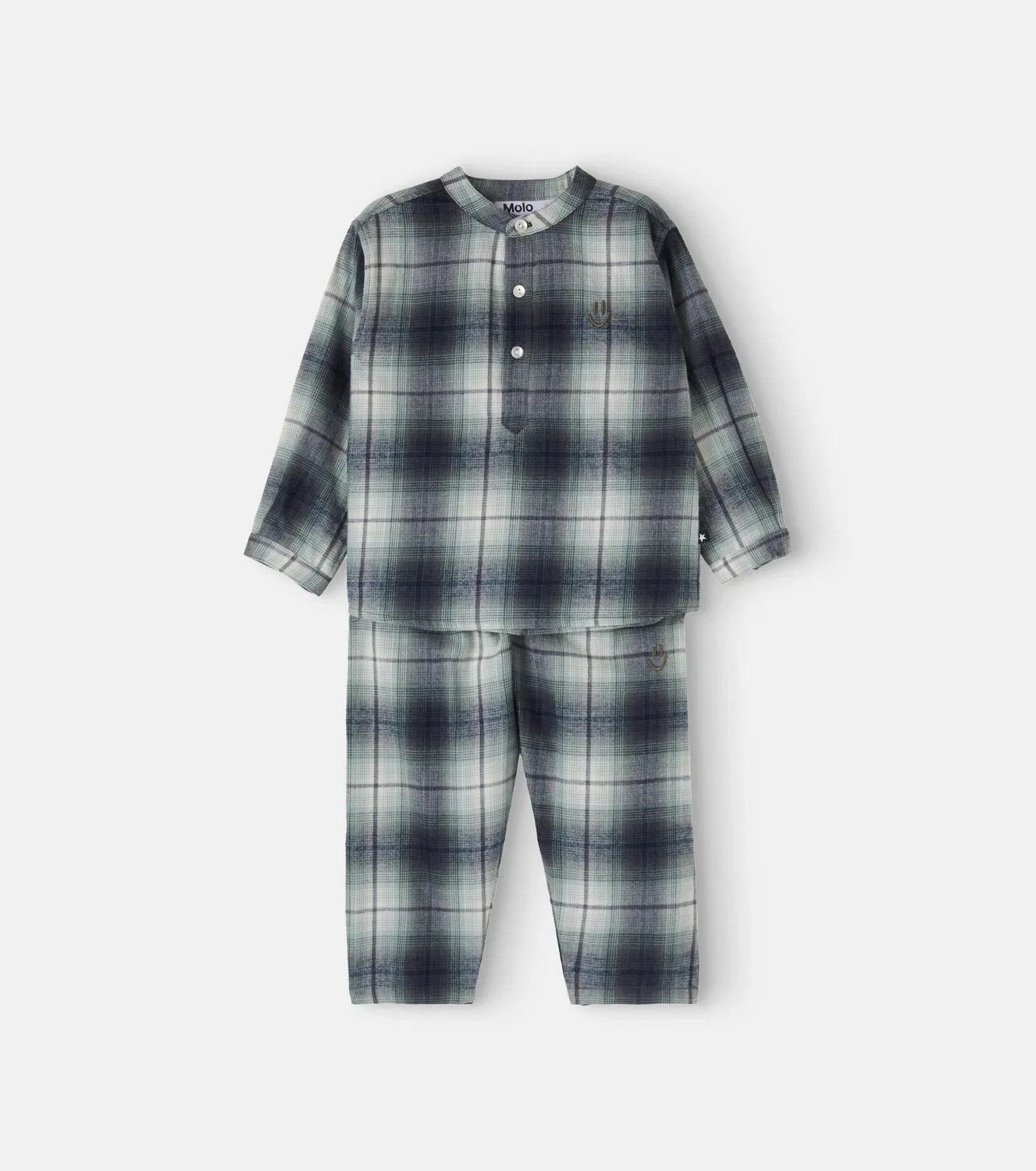 Комплект из рубашки и брюк Baby Enoz Sois Molo, зеленый