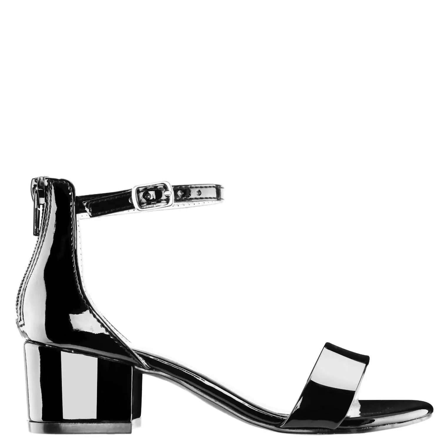 Детские сандалии на щиколотке с пряжкой Hidi Nina, Black Patent — фото 2