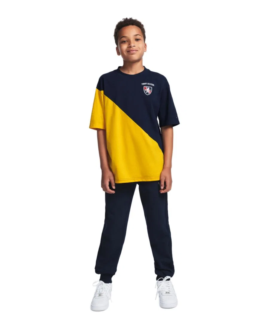 Детские спортивные штаны для мальчиков с утяжкой Tommy Hilfiger, Black