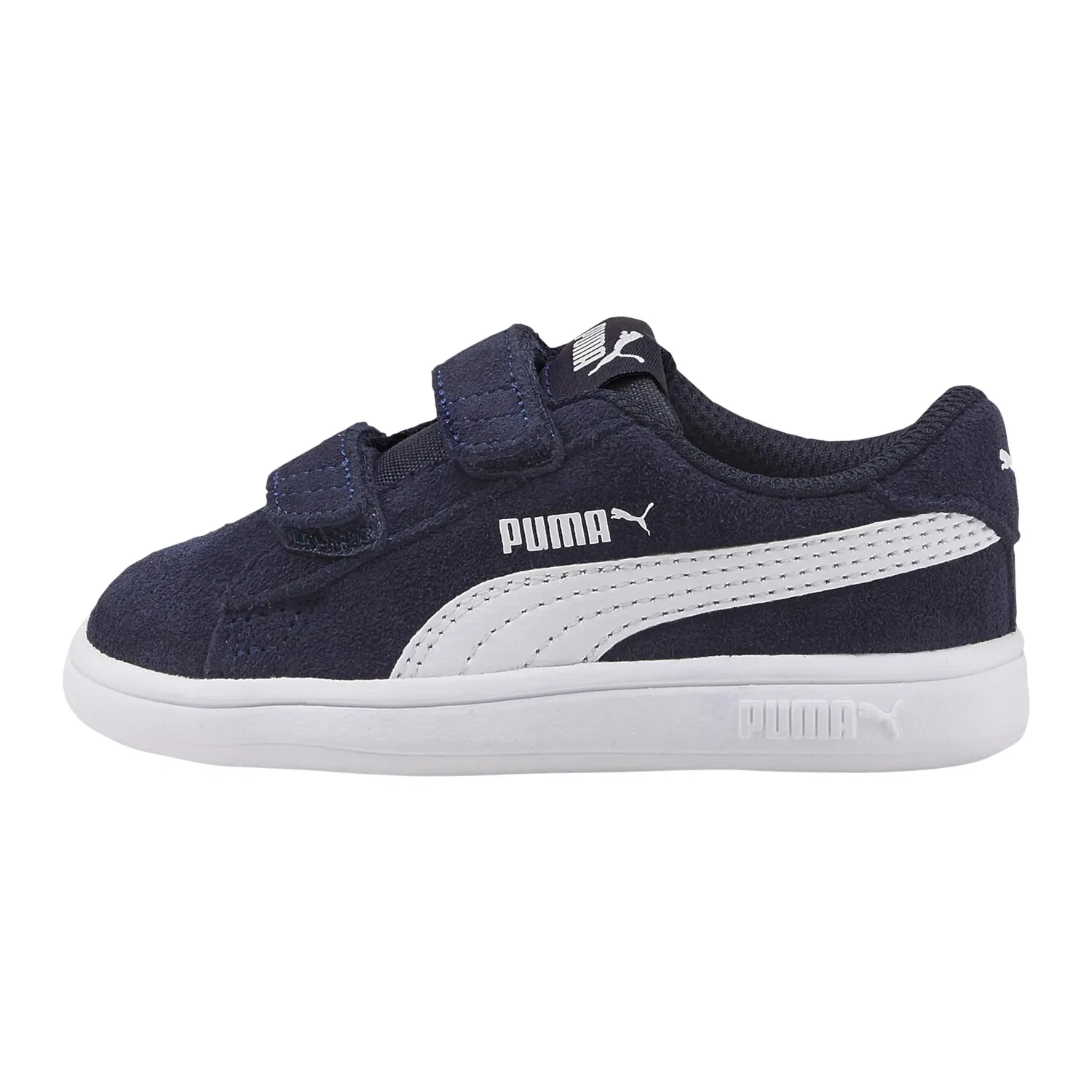 Кроссовки низкие детские из кожи Smash V2 SD Puma, синий