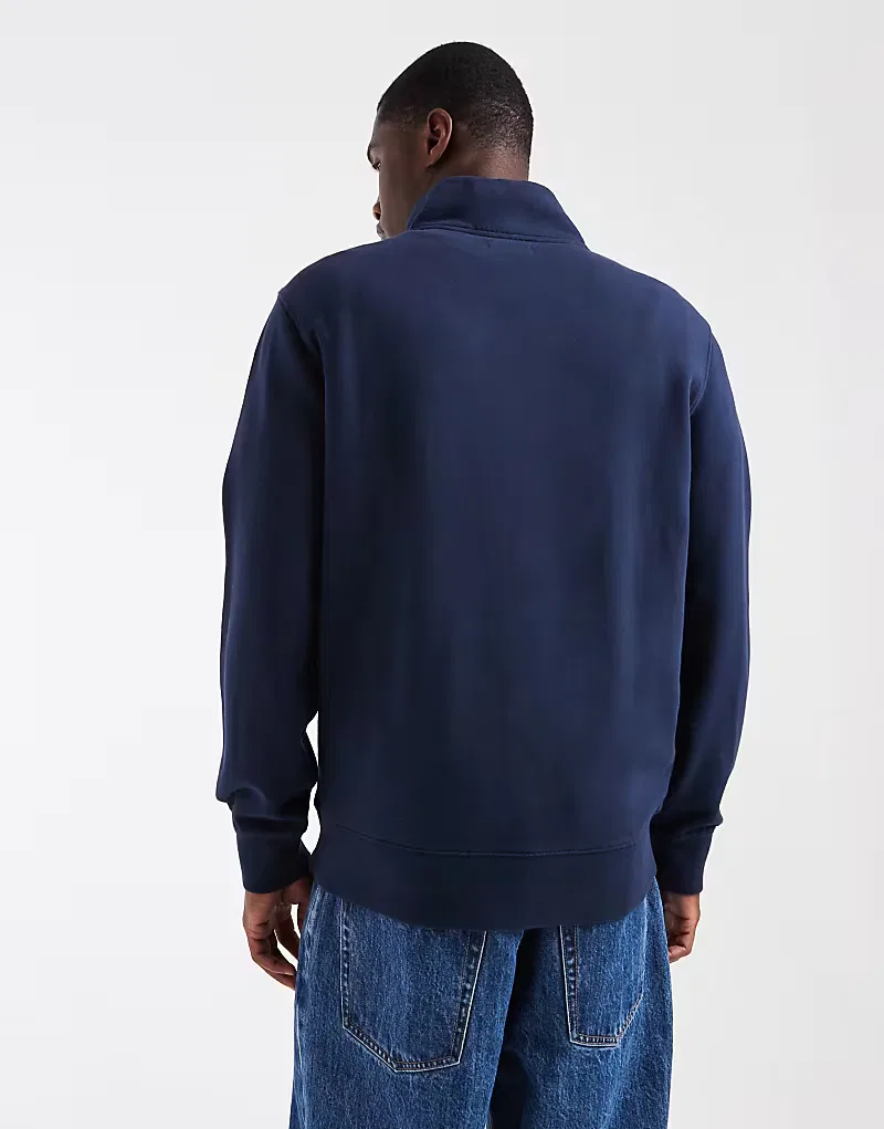 Свитшот original на 1/4 молнии Levi's, темно-синий — фото 4