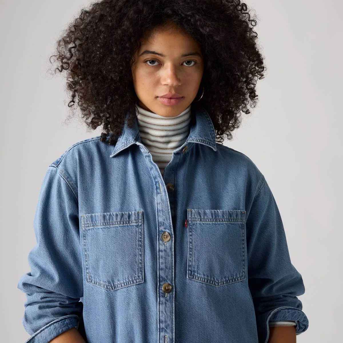 Рубашка Iris Levi's, Grand Magic Top - Blue — фото 2