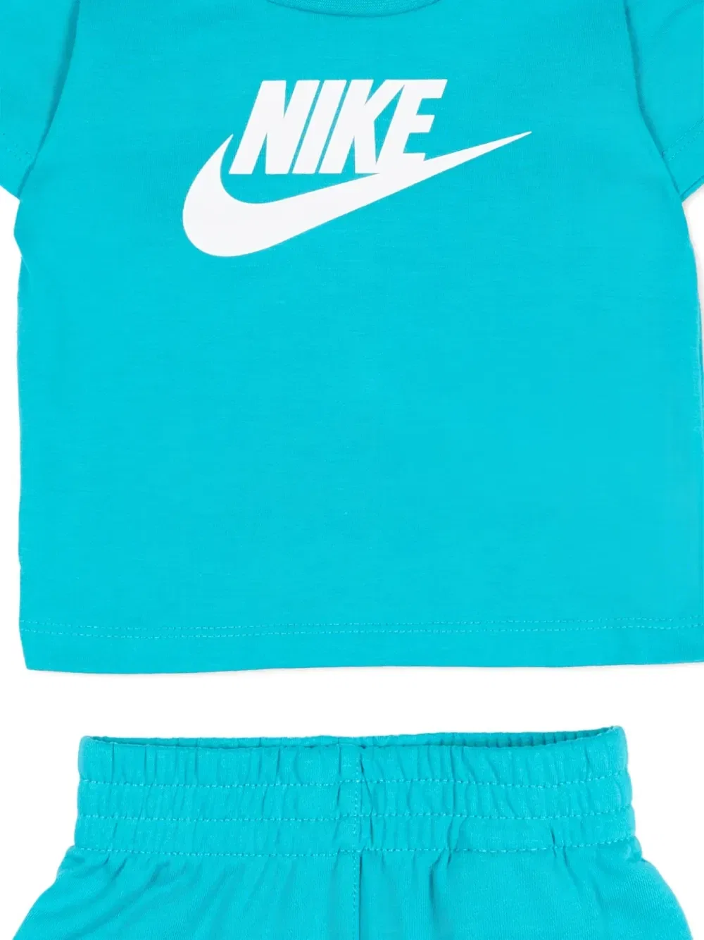 Комплект из футболки и шорт с логотипом Nike Kids, синий — фото 3