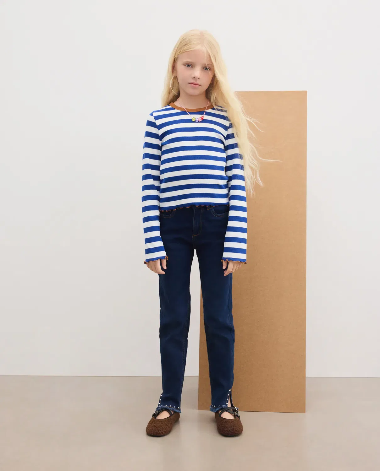Детские джинсы для девочек slim fit Indigo Kids El Corte Inglés, Indigo