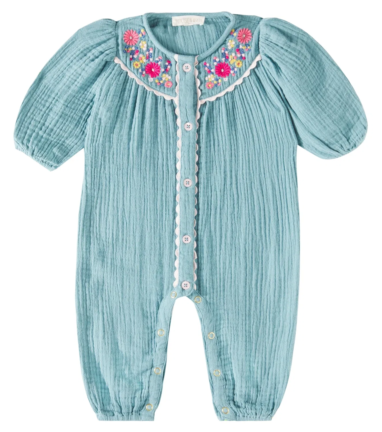Комбинезон хлопковый Baby Liliane Louise Misha, синий