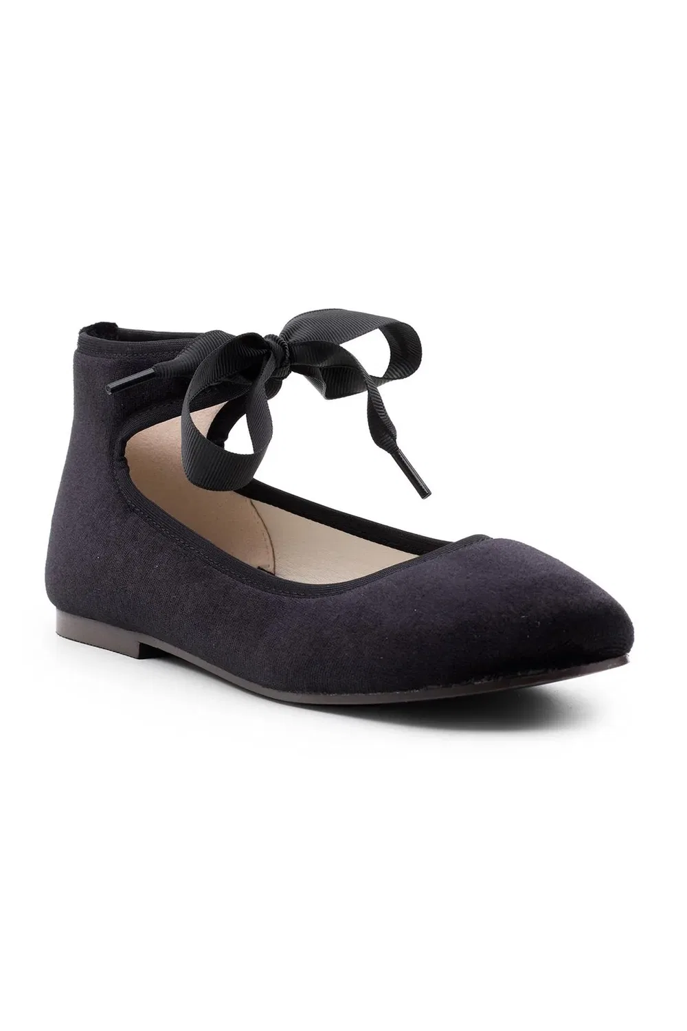 Балетки из велюра Ariana Roco, Black