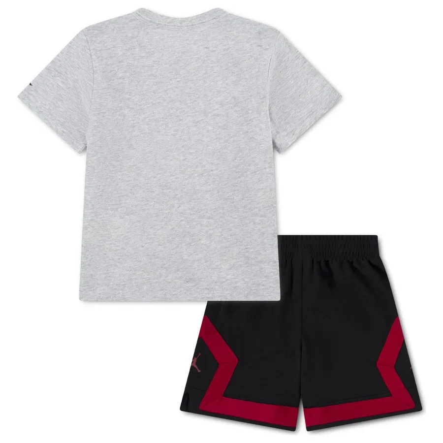 Комплект из футболки и шорт с принтом Jordan Mj Dynasty Mesh Patch Nike, Черный — фото 2