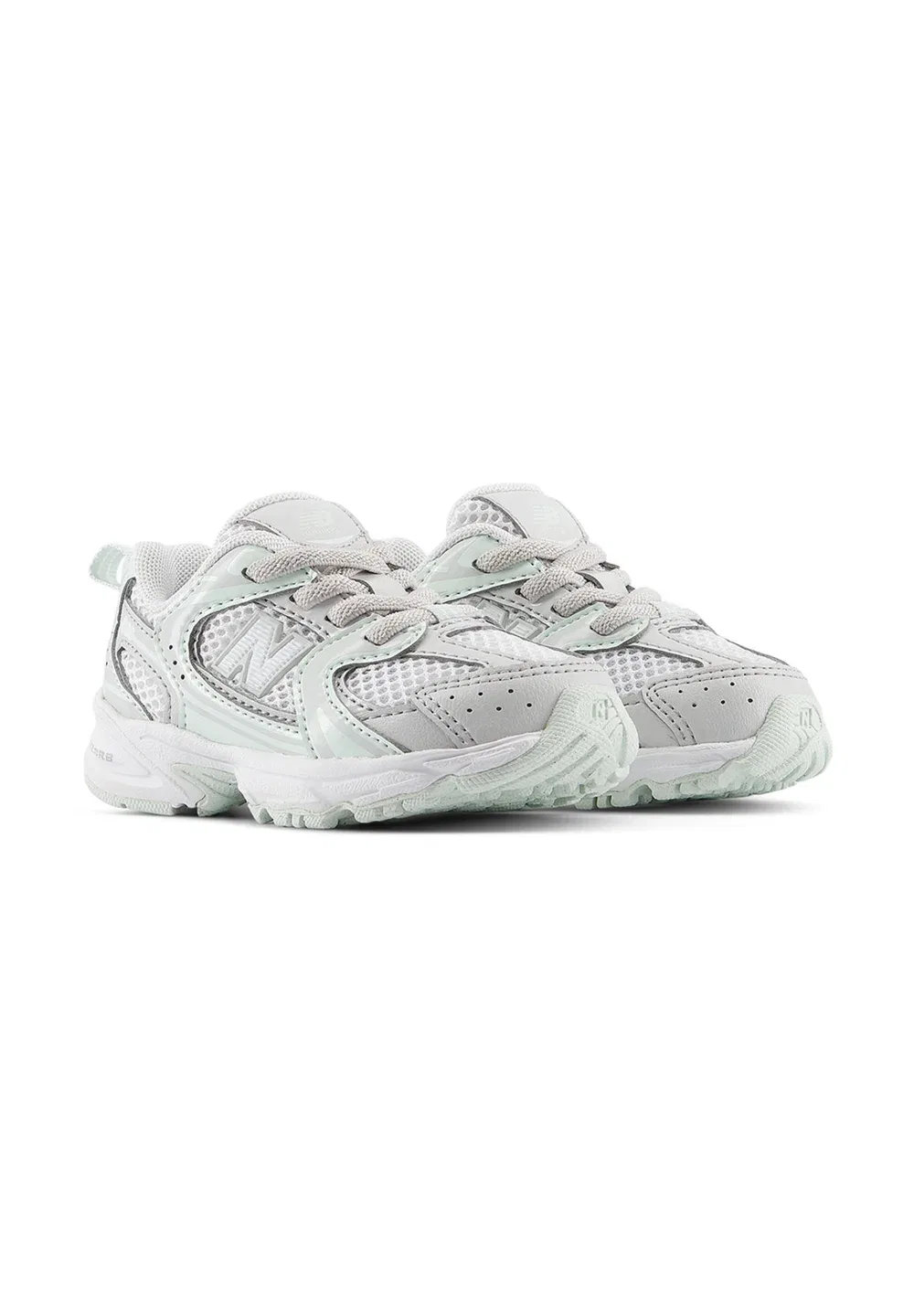 530 кроссовок унисекс New Balance, Grey Matter / Mint Water — фото 2
