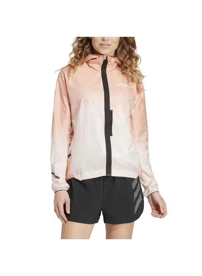 Куртка ветрозащитная с карманом Terrex Xperior Light Windweave Adidas, синяя — фото 3