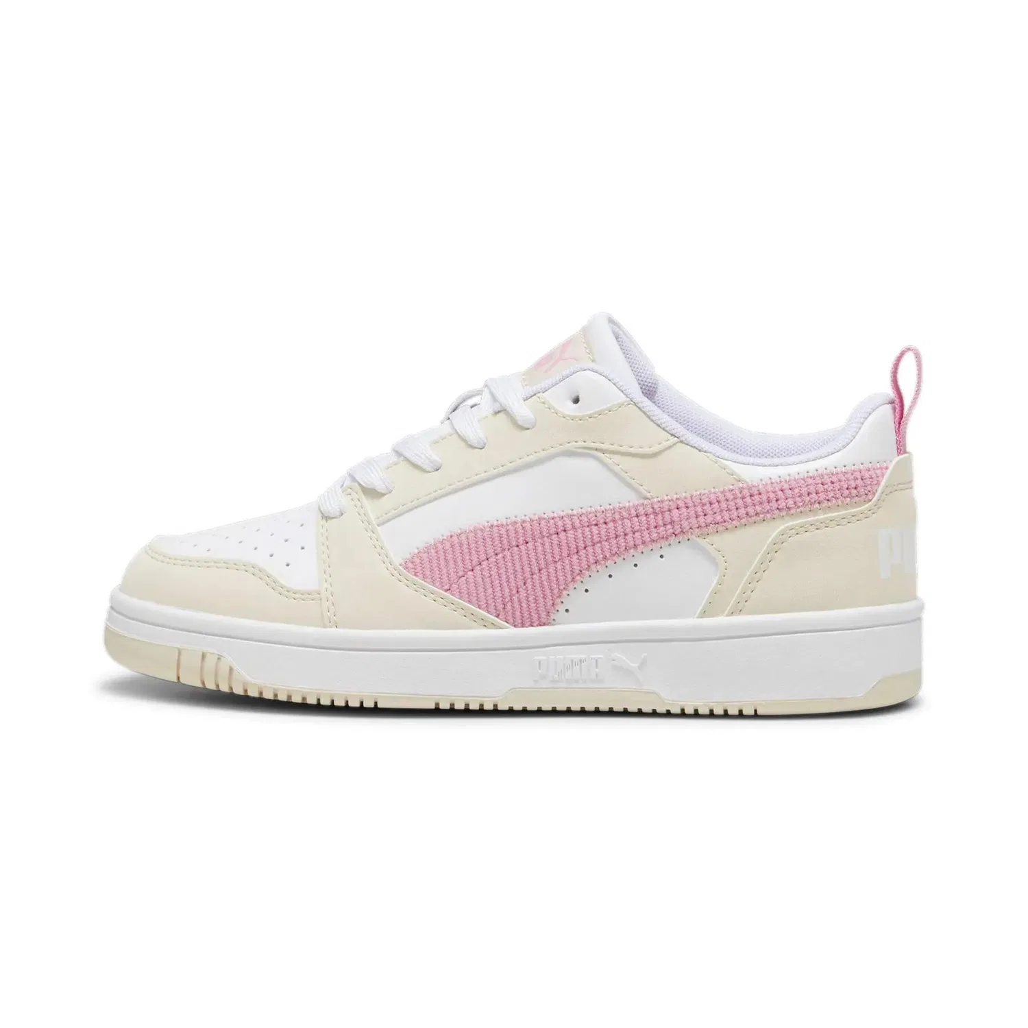 Детские кроссовки с принтом Rebound V6 Lo Cord Puma, Weiss