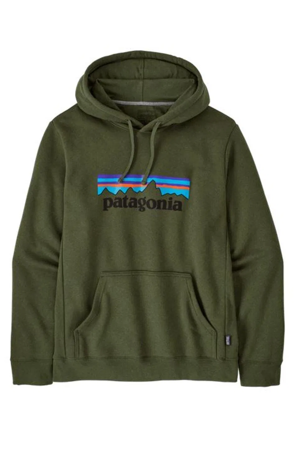 Мужское худи из переработанного полиэстера P-6 Logo Uprisal Patagonia, Grun
