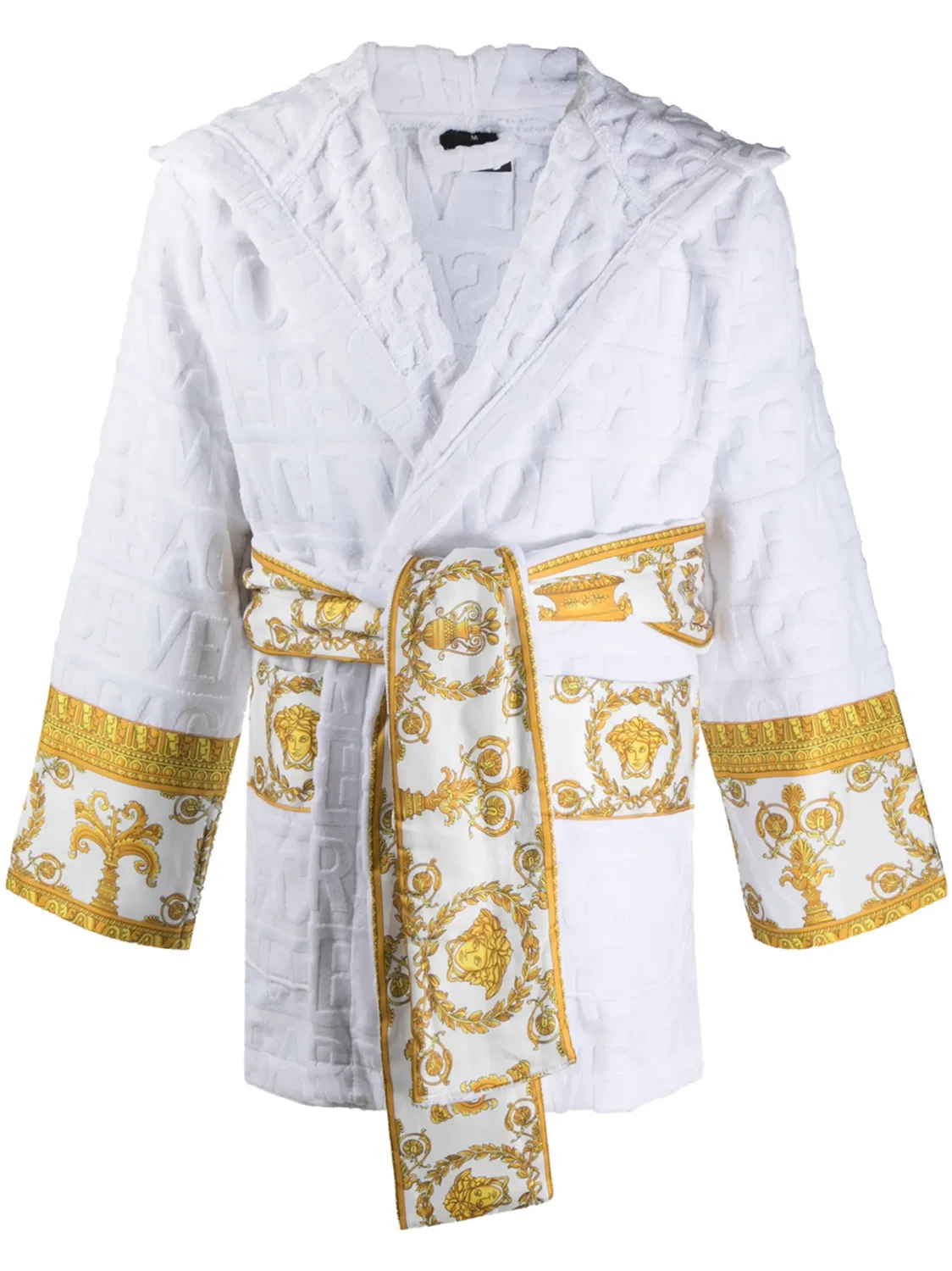 Короткий Халат I Love Baroque Versace, белый