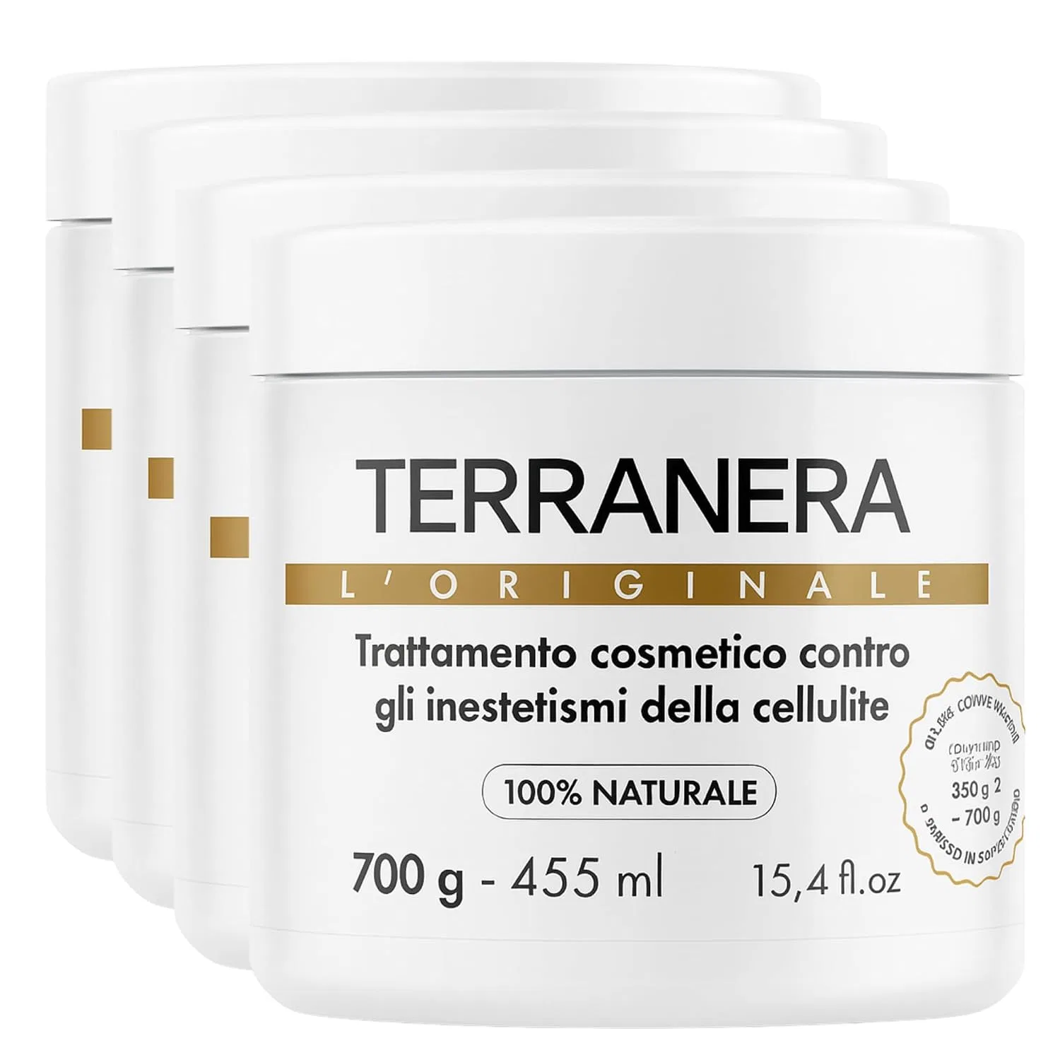 Грязь антицеллюлитная Terranera, 4 x 500 г, Large Alohalabs