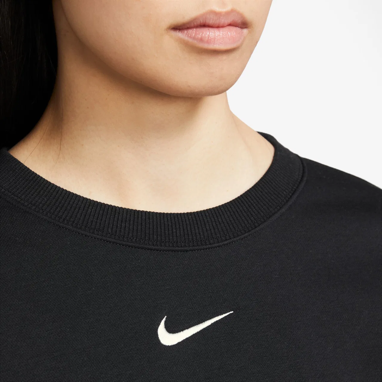 Женская толстовка NSW Style Fleece Crew Nike, черный — фото 4