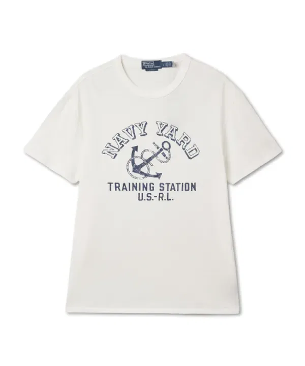 Футболка Classic Fit Jersey Graphic, Polo Ralph Lauren, белый