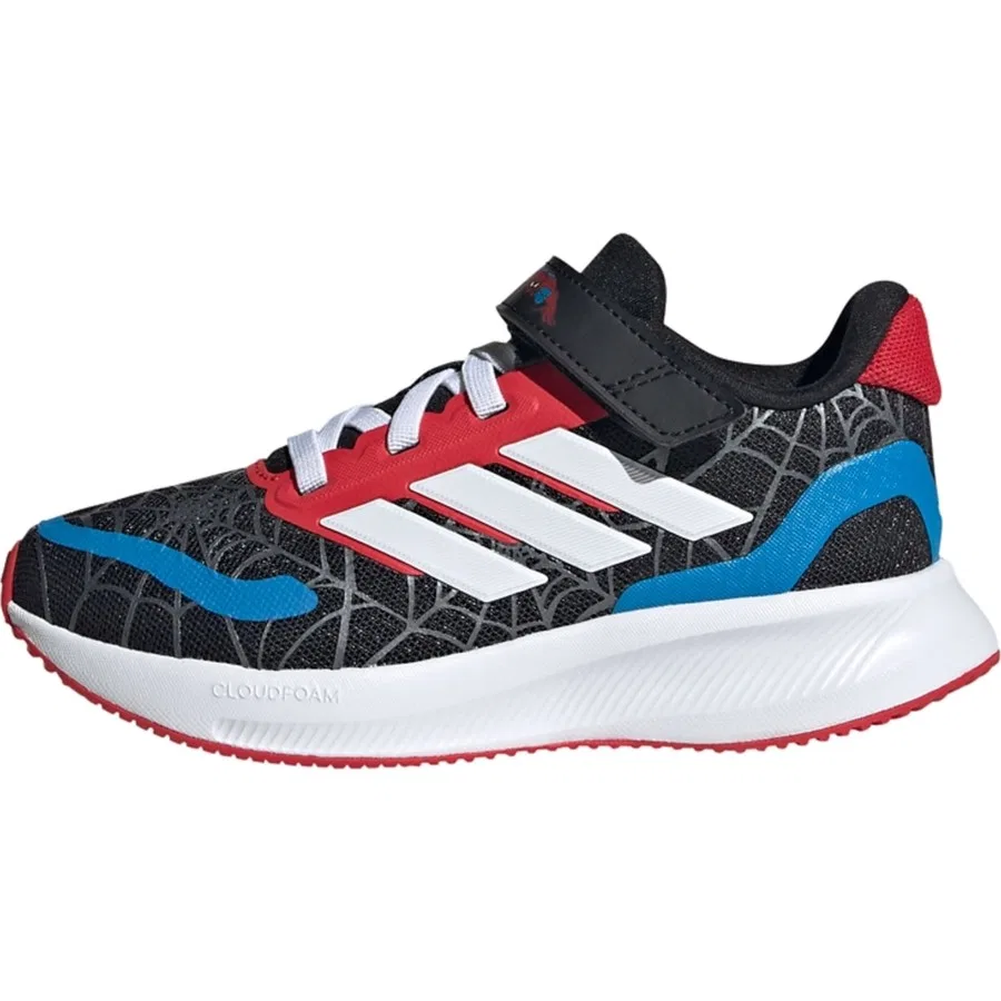 Детские кроссовки с принтом Spider-Man RUNFALCON EL C adidas, Черный — фото 2