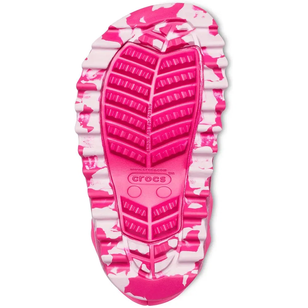 Детские зимние сапоги с утеплением Classic Neo Puff T Crocs, Pink — фото 2