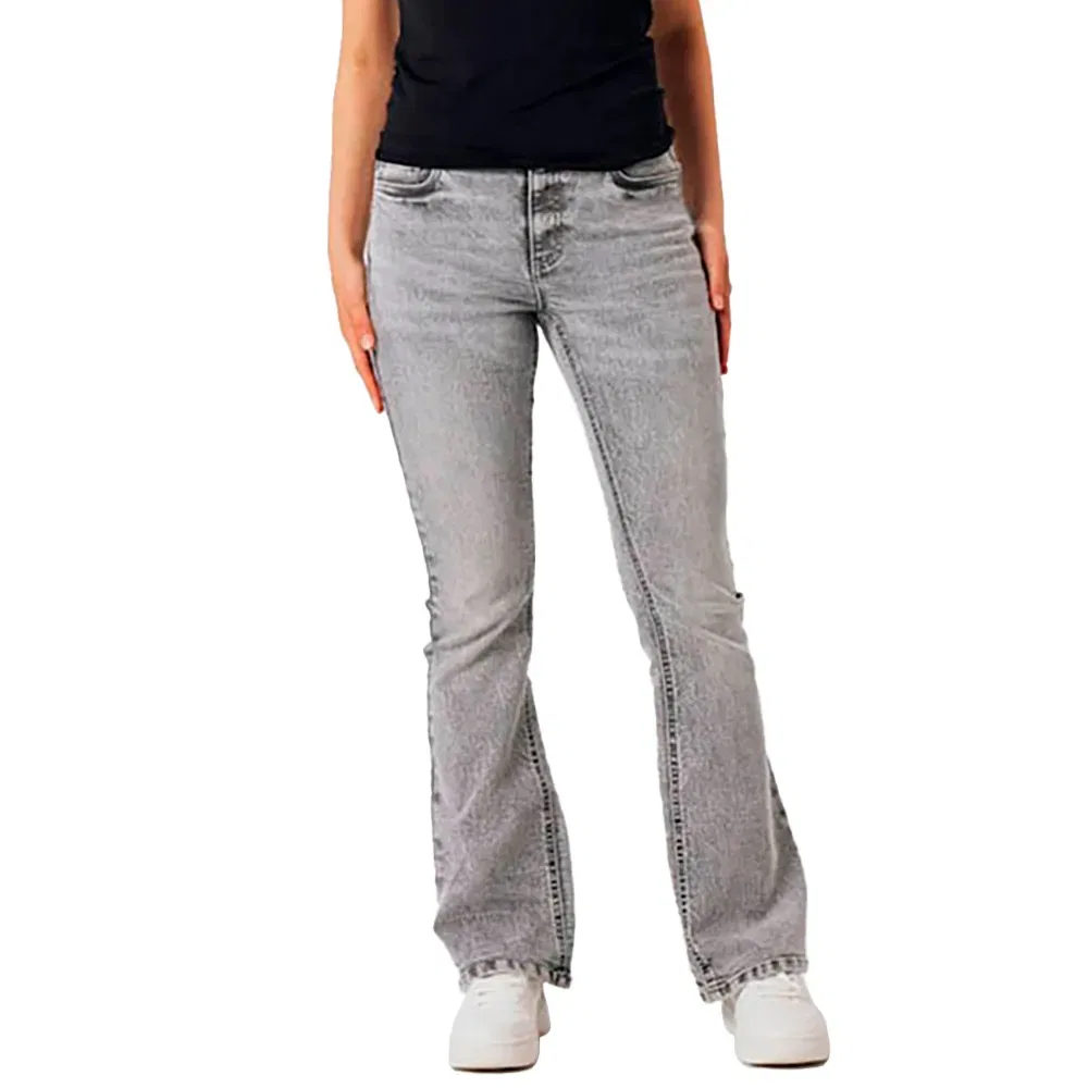 Детские джинсы для девочек с клешем Tianna Name it, Grey