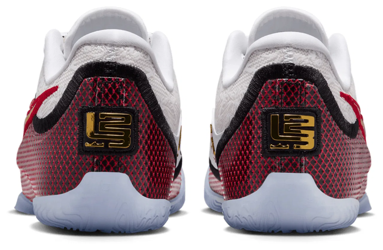 Мужские кроссовки LeBron XXIII Nike, цвет University Red/White/Metallic Gold — фото 3