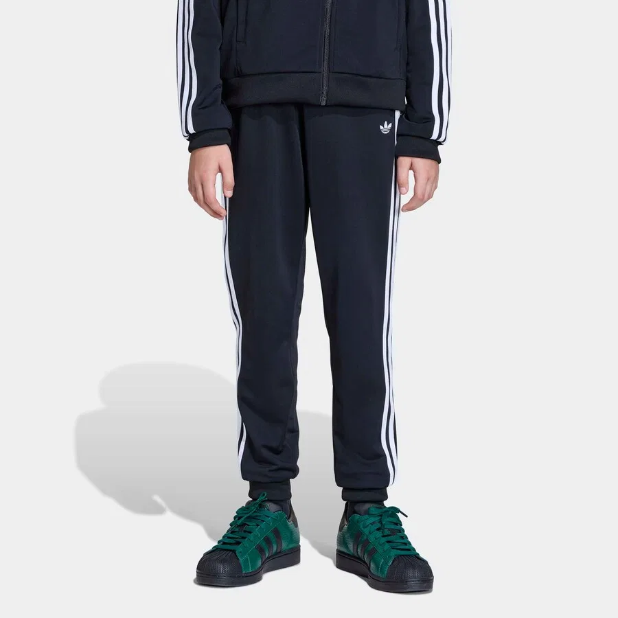 Зауженные брюки ADIDAS ORIGINALS 'Sst' черного цвета — фото 3