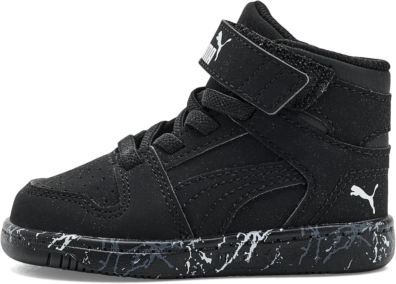 Детские кроссовки Rebound Layup Mid PUMA, Black — фото 4