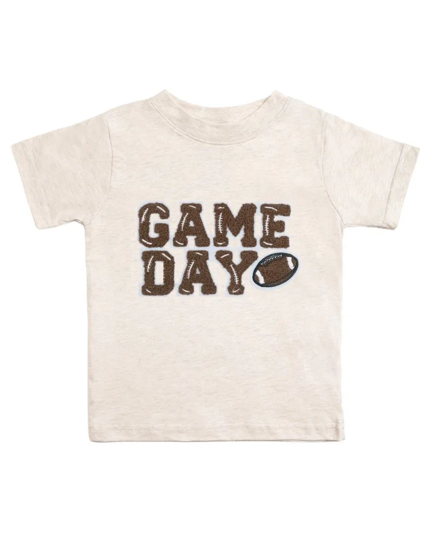 Футболка с коротким рукавом Game Day Patch Sweet Wink, Natural Heather
