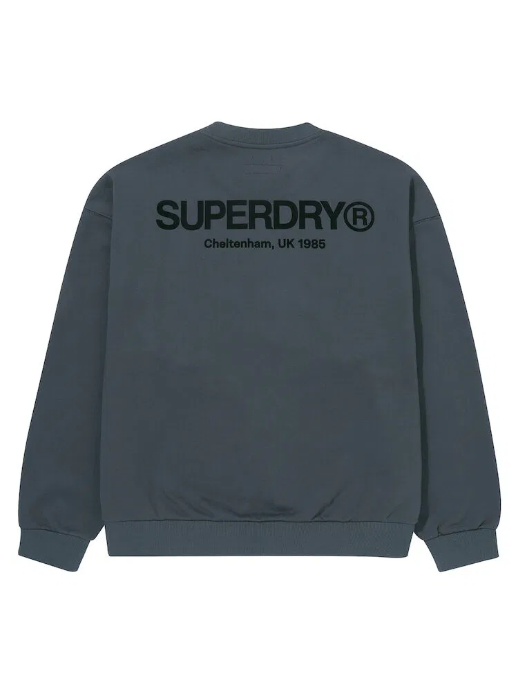Футболка с длинным рукавом Core Sweat Shirt SUPERDRY, Dark Grey — фото 4