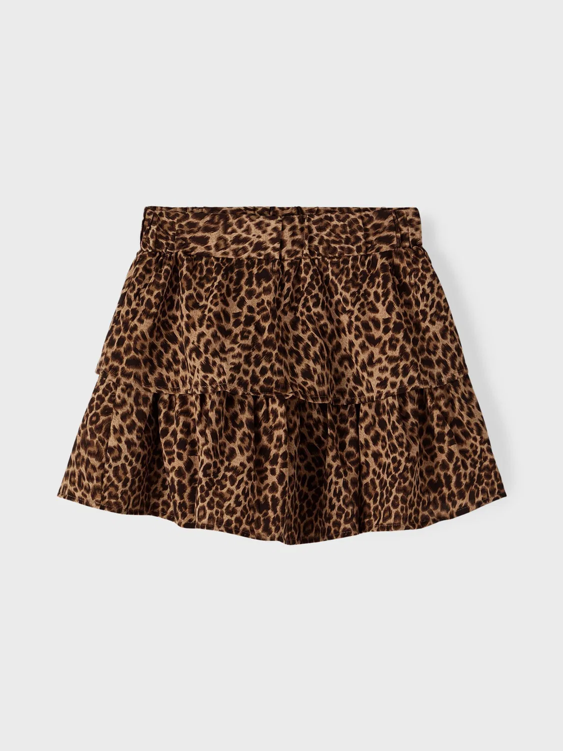 Юбка с рюшами, принт леопард Name It, Leopard Animal Print