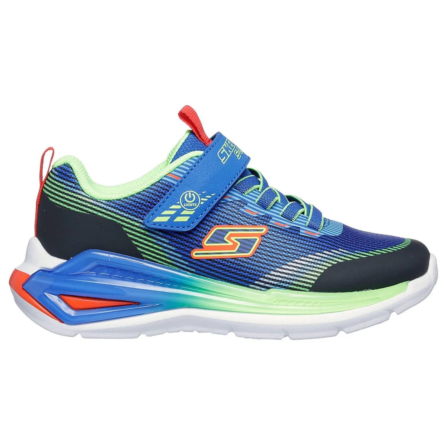 Детские кроссовки с подсветкой Skechers TRI-NAMICS 2.0, Blue Multicolor — фото 4