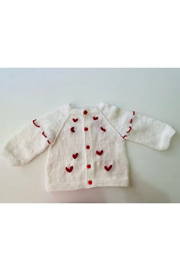 Детский кардиган с длинным рукавом Ormisshop, White
