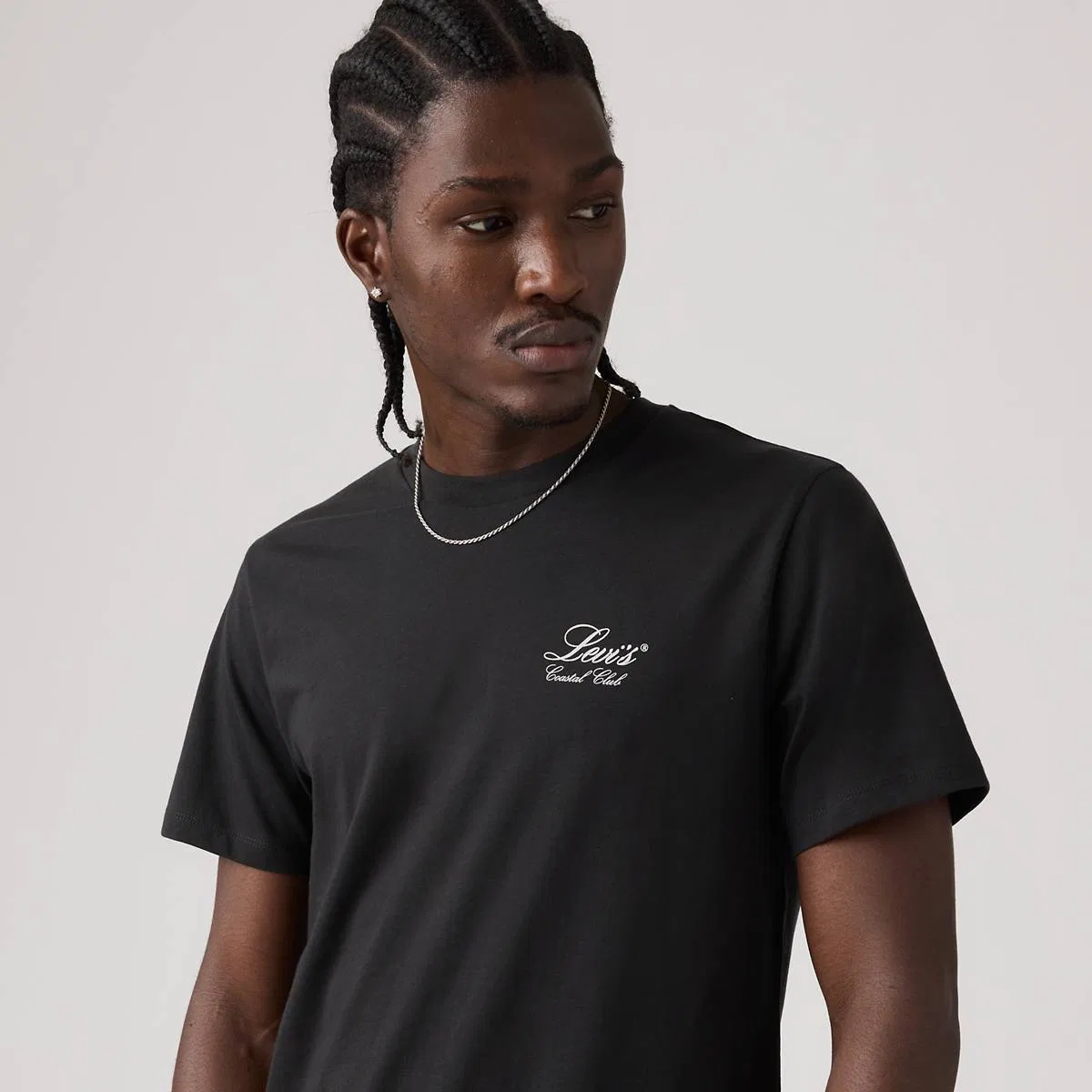 Стандартная классическая футболка с графическим принтом Levi's, Levis Aquatic Jet Black - Black — фото 2