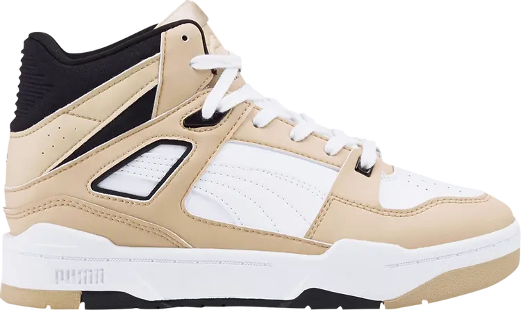 

Кроссовки Puma Wmns Slipstream Mid White Light Sand, кремовый, Бежевый, Кроссовки Puma Wmns Slipstream Mid White Light Sand, кремовый