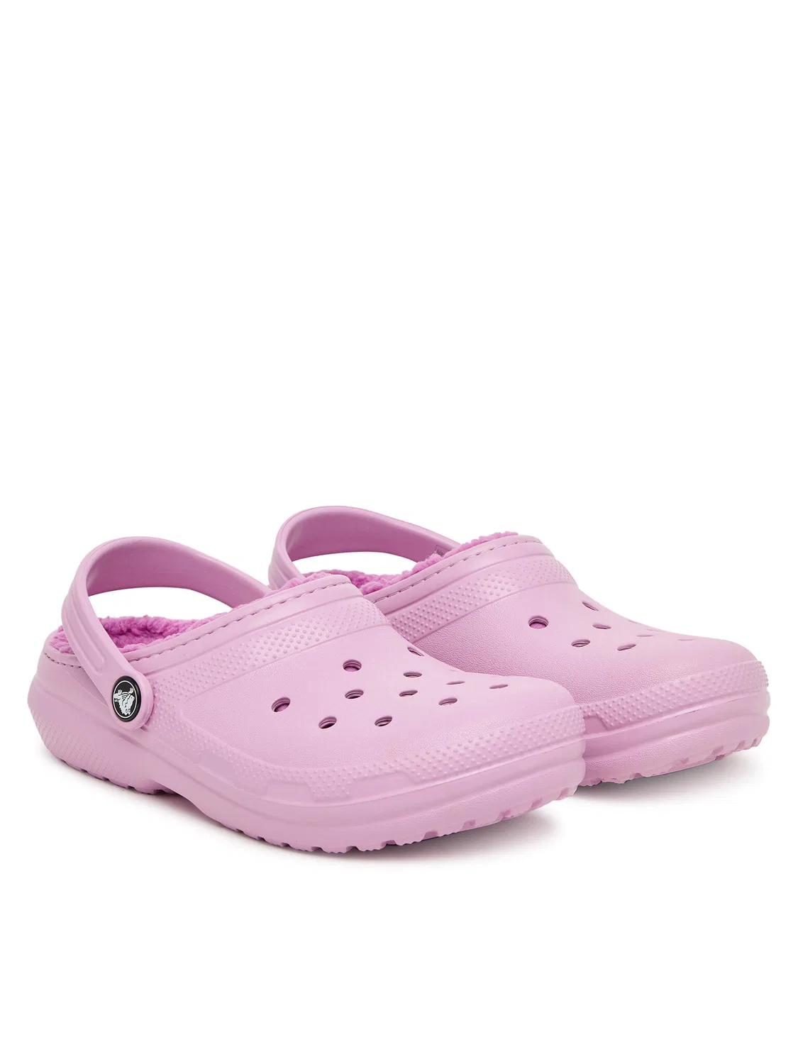 Шлепанцы для мальчика Classic Lined Clog Crocs, розовый — фото 2